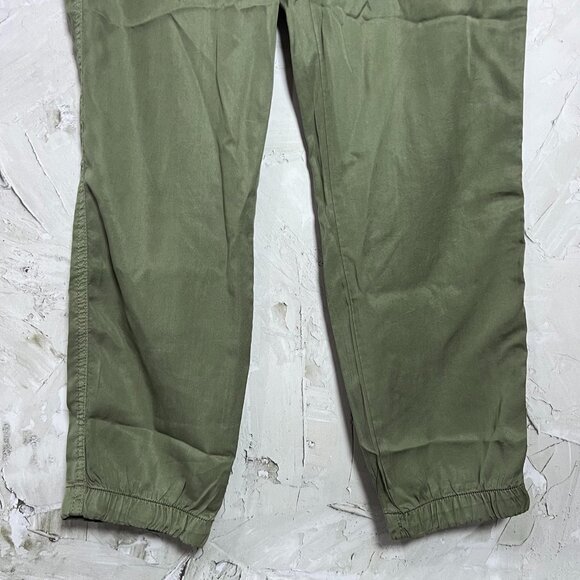 NEW Sanctuary Tencel Jogger Pants SIZE L Green Olive Utility Elastic Waist NWT - Picture 8 of 9